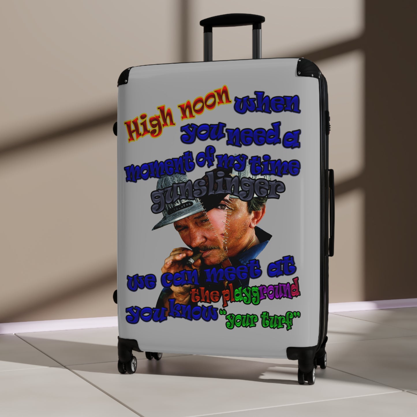high noon - Suitcase (light grey)