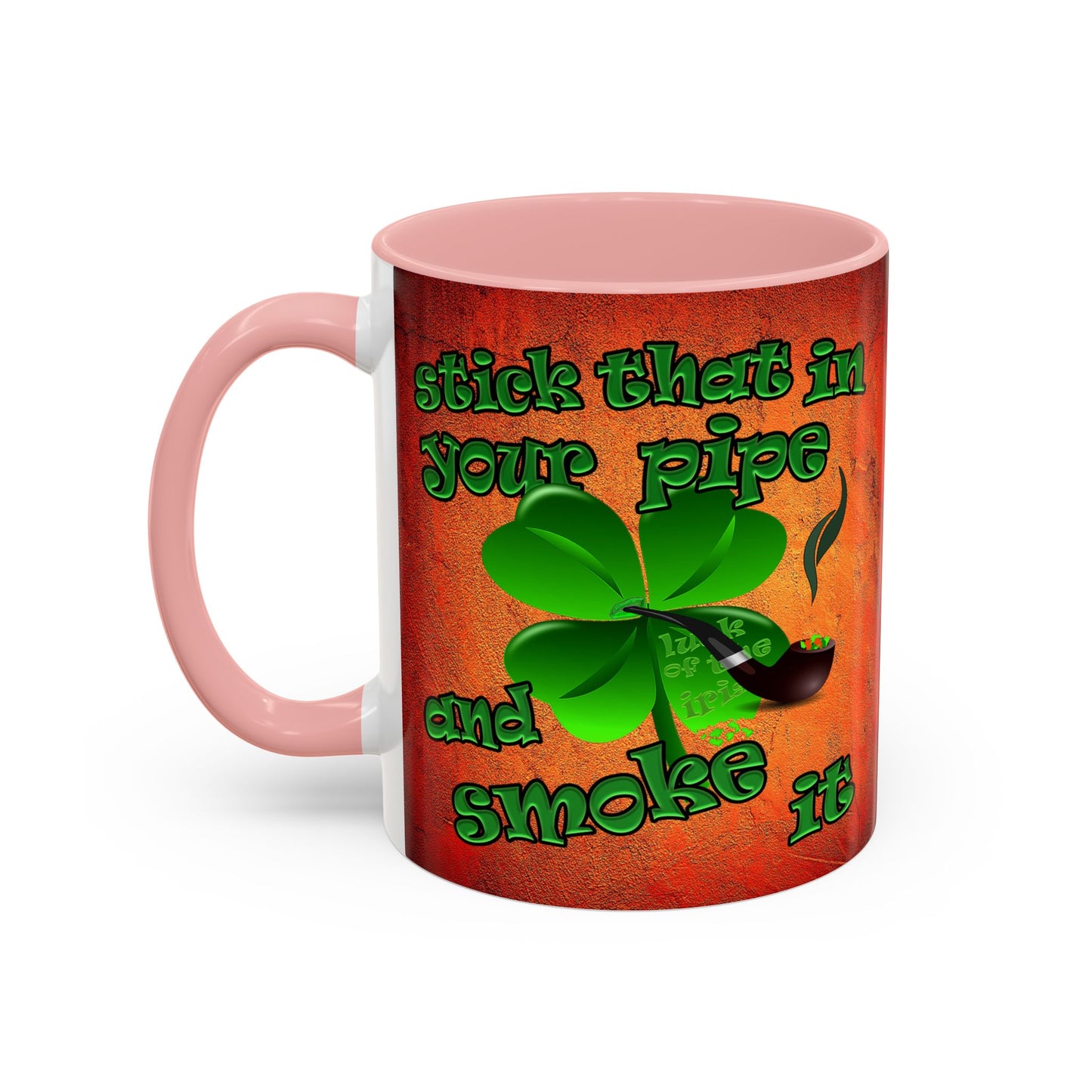 celtics logo - Accent Mug (burnt orange)