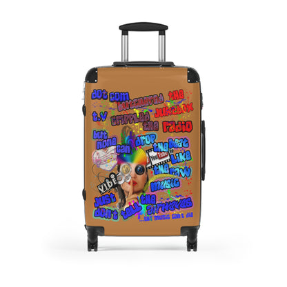 drop the beat - Suitcase (light brown)