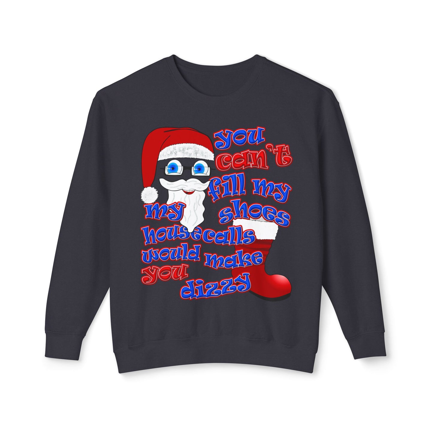 santa's shoes - Unisex Lightweight Crewneck Sweatshirt