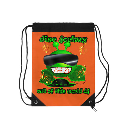 disc jockey - Drawstring Bag (orange)