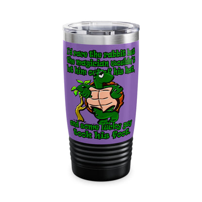 turtle race - Ringneck Tumbler, 20oz (light purple)