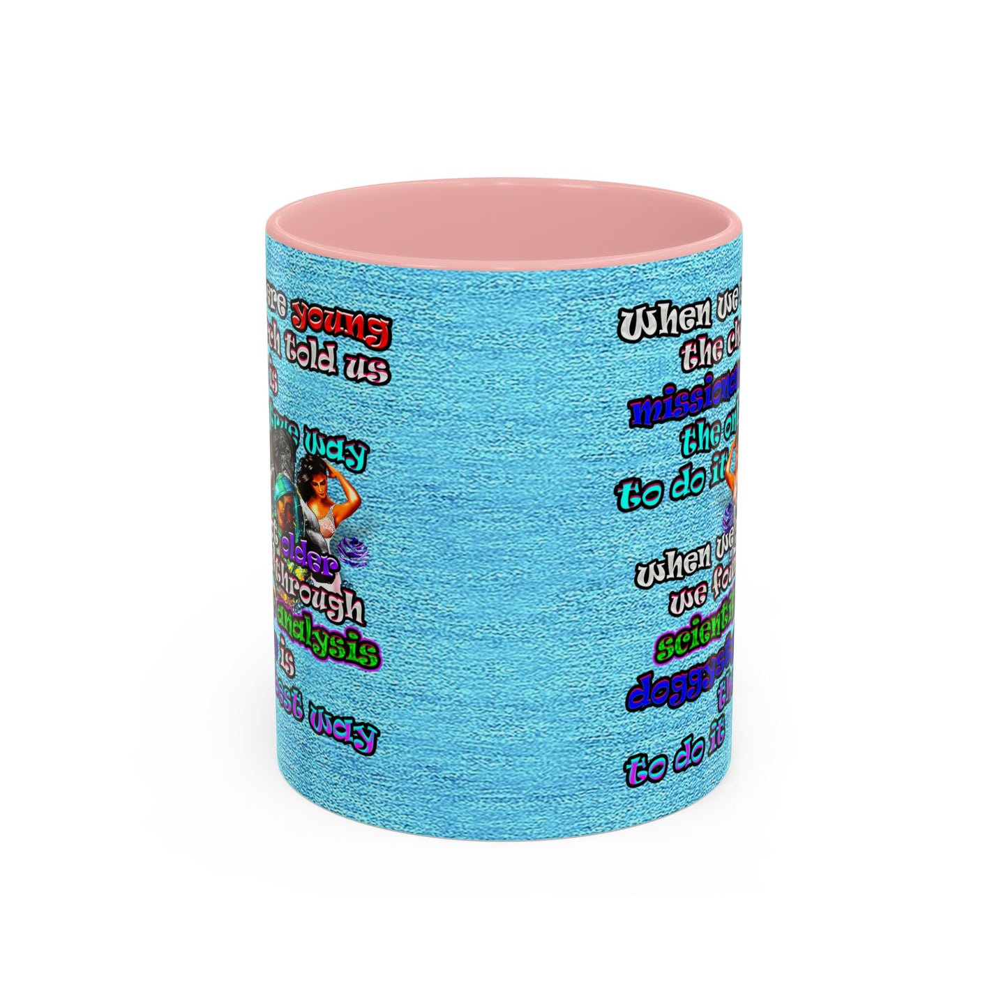 doggystyle - Accent Mug (faded blue)
