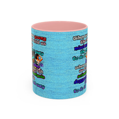 doggystyle - Accent Mug (faded blue)