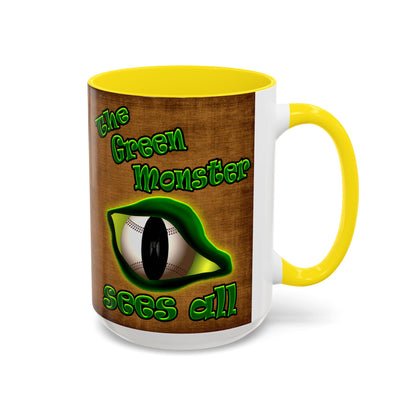 green monster - Accent Mug (brown papyrus)