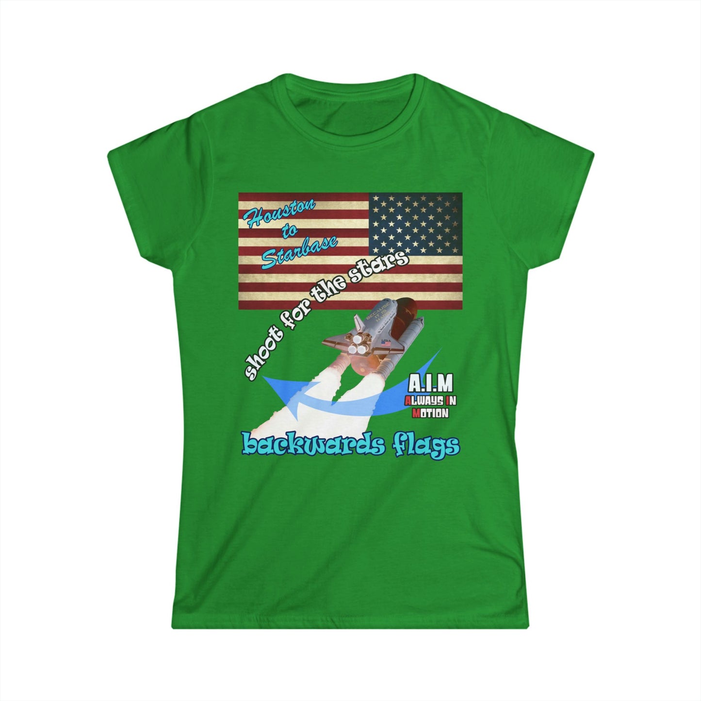 shoot for the stars - Women's Softstyle Tee