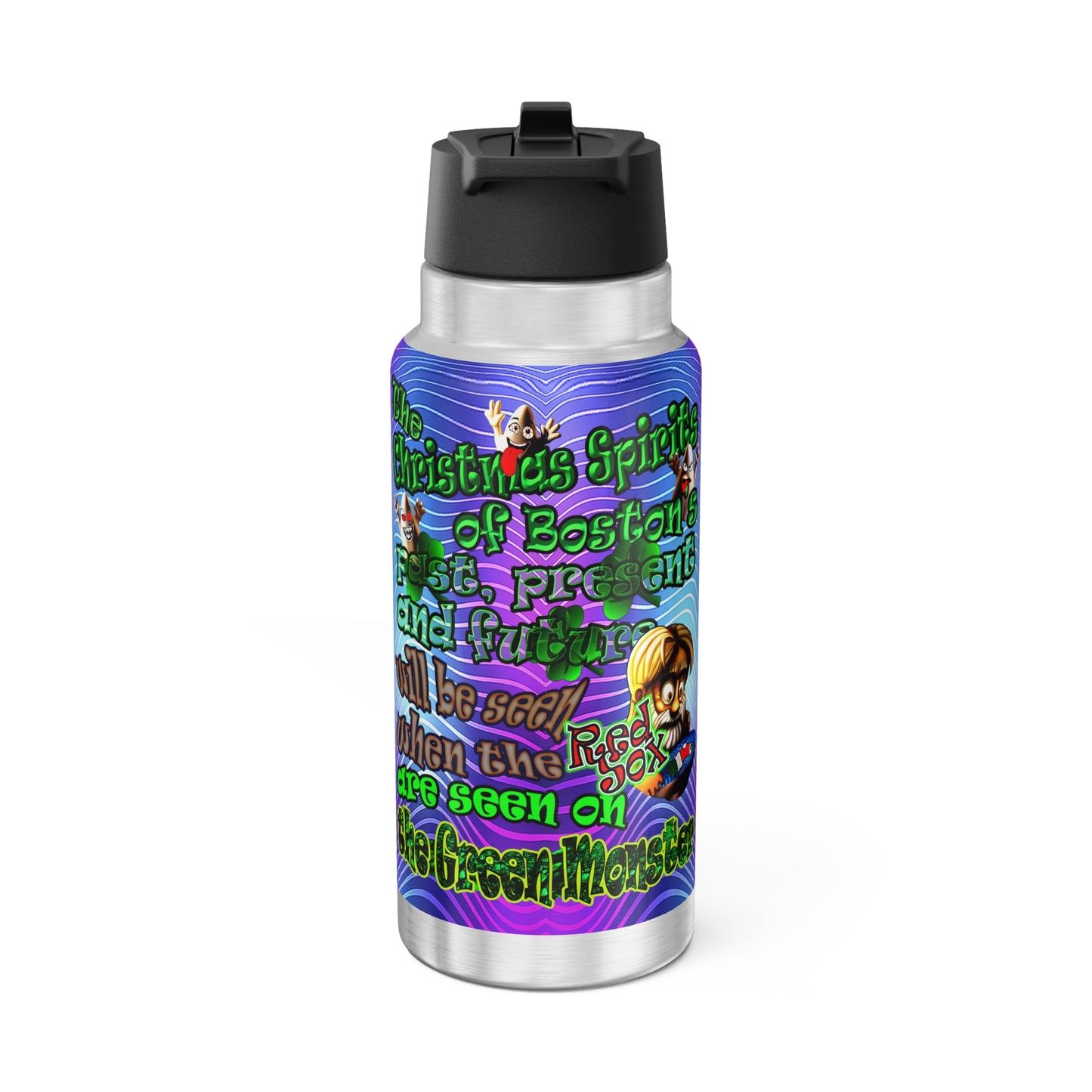 christmas spirits of boston - Gator Tumbler, 32oz  (purple wave)