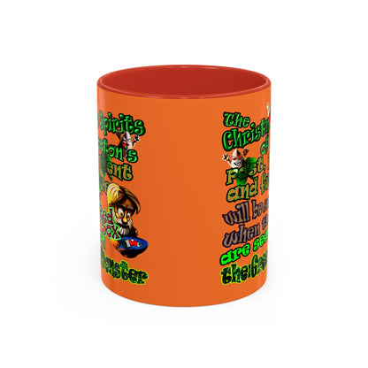 christmas spirits of boston - Accent Mug (crusta)