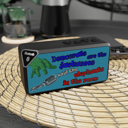 donkeys and elephants - Jabba Bluetooth Speaker (turquoise)