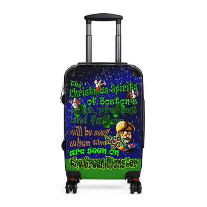 christmas spirits of boston - Suitcase ('snoops' background)