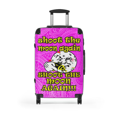 shoot the moon again - Suitcase (pink swirl)