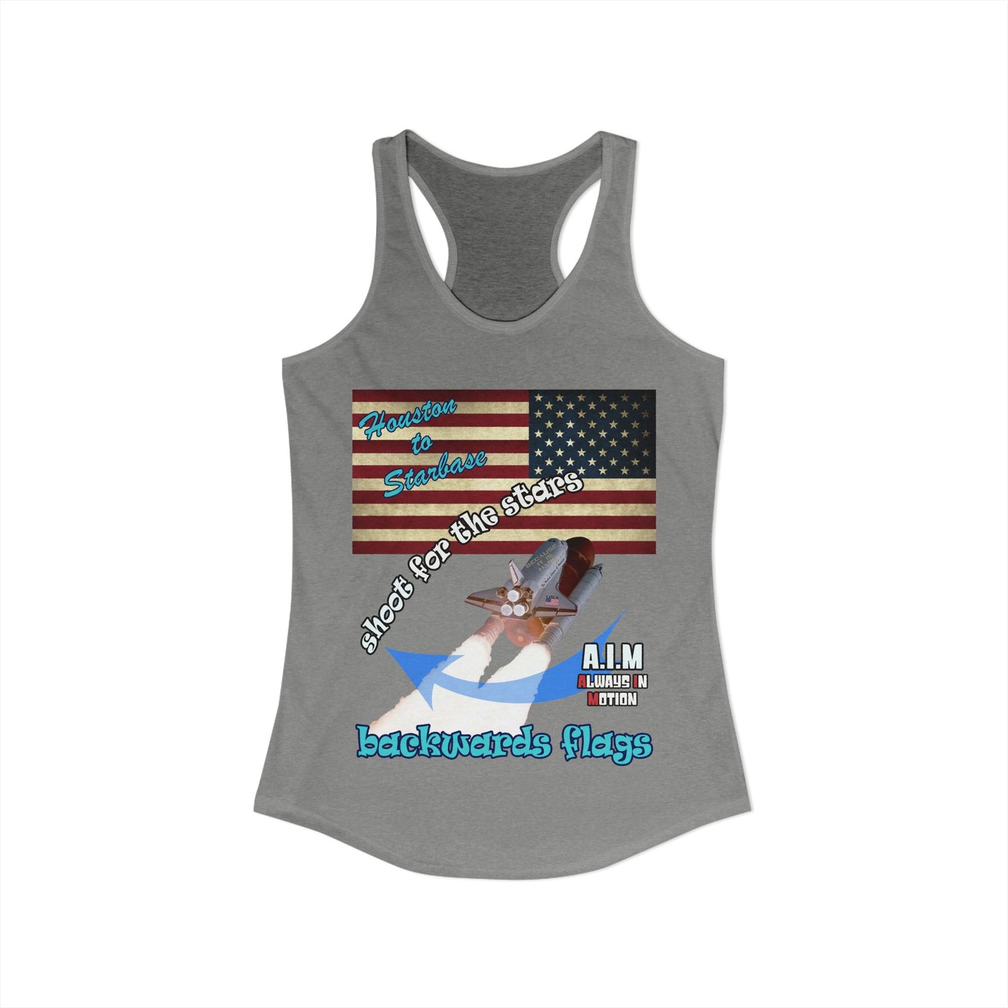 shoot for the stars - Women's Ideal Racerback Tank