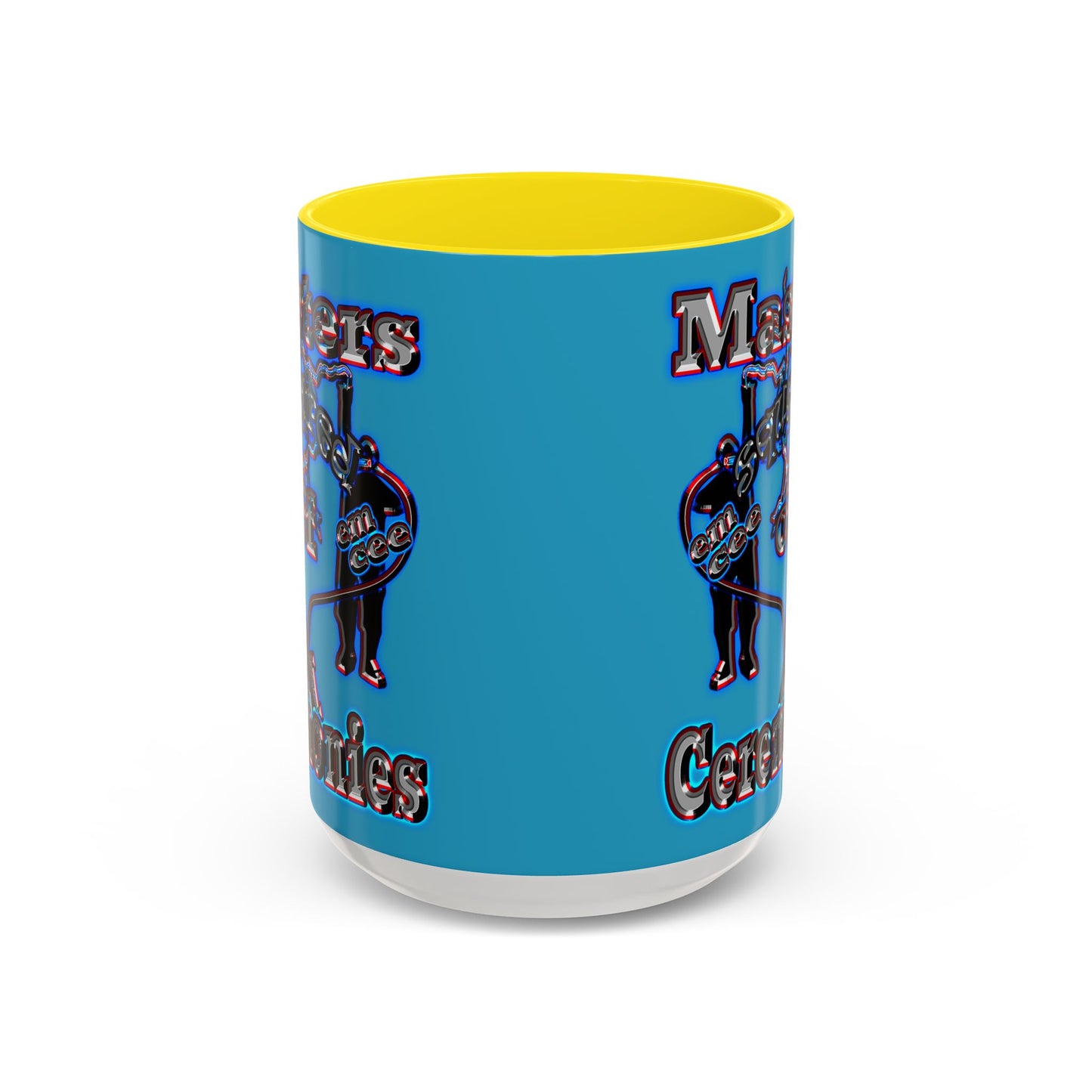 em cee squared - Accent Mug (turquoise)