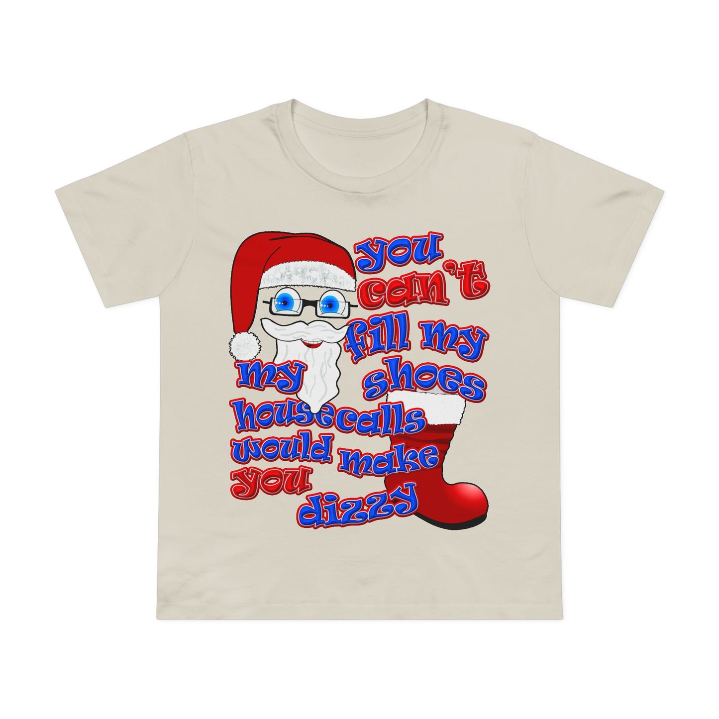 santa's shoes - Women’s Maple Tee