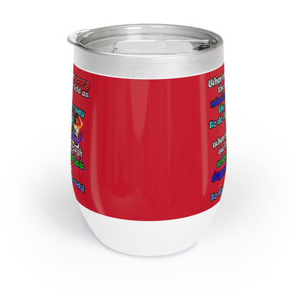 doggystyle - Chill Wine Tumbler (dark red)