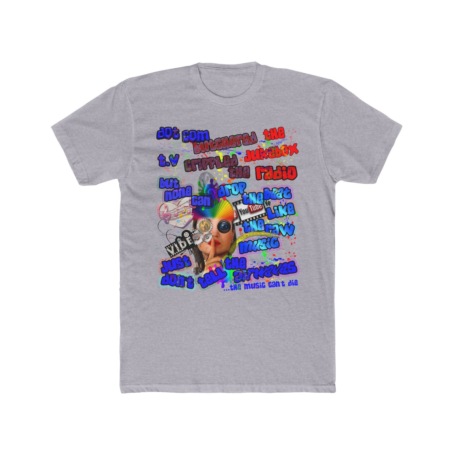 drop the beat - Men's Cotton Crew Tee