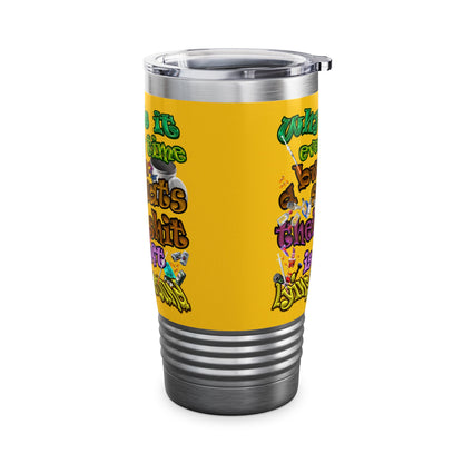 the bum's shit - Ringneck Tumbler, 20oz (yellow)