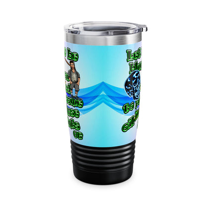 og - Ringneck Tumbler, 20oz (light blue-pink wave)