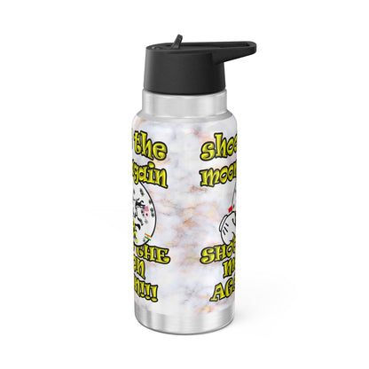 shoot the moon again - Gator Tumbler, 32oz  (white marble)