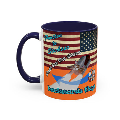 shoot for the stars - Accent Mug (crusta)