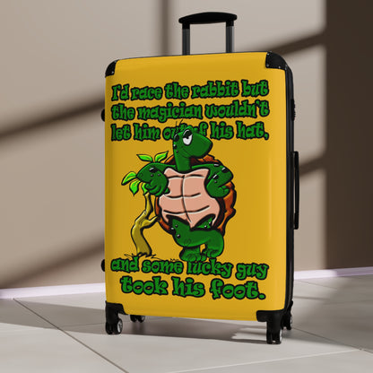 turtle race - Suitcase (yellow)