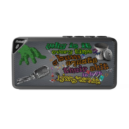 the bum's shit - Jabba Bluetooth Speaker (grey-light grey)