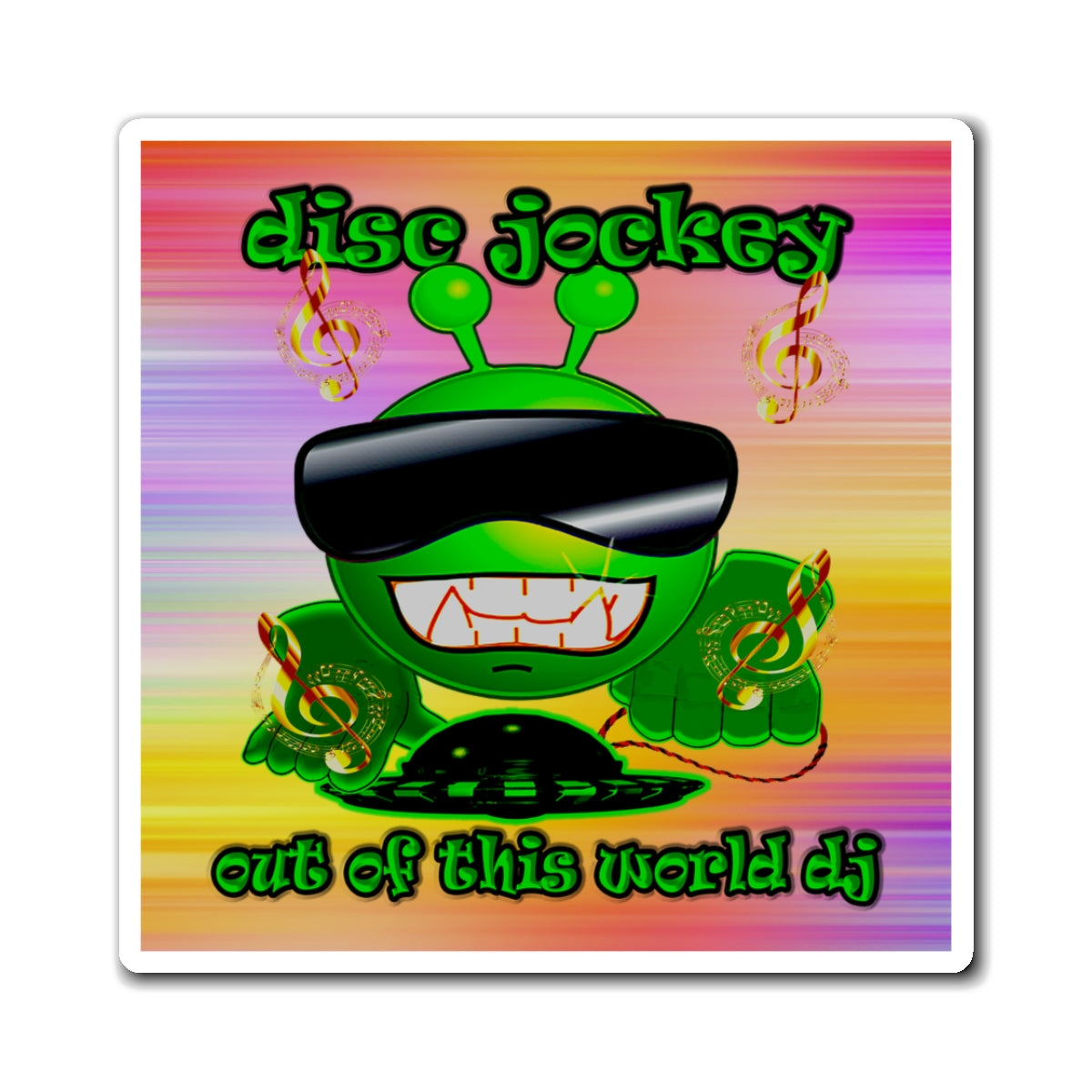 disc jockey - Magnets - (color blur)