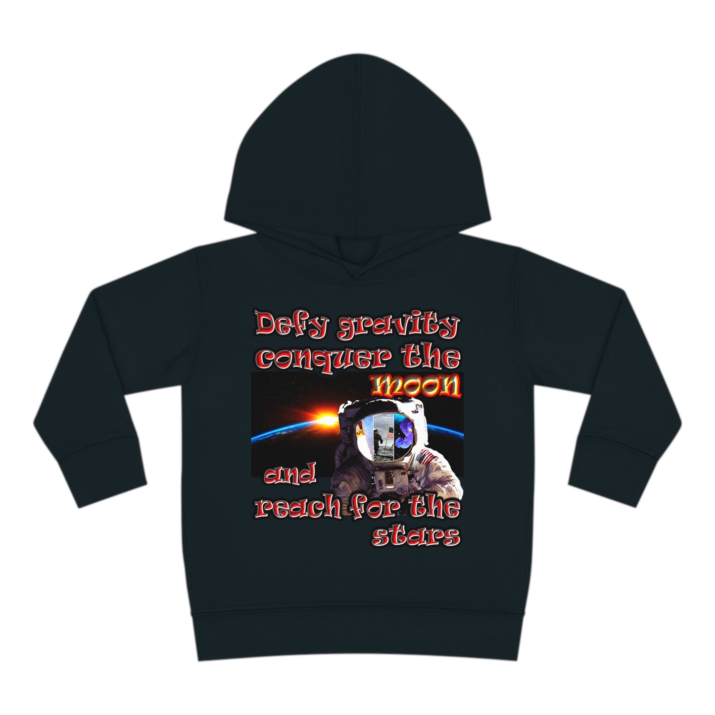 defy conquer reach - Toddler Pullover Fleece Hoodie