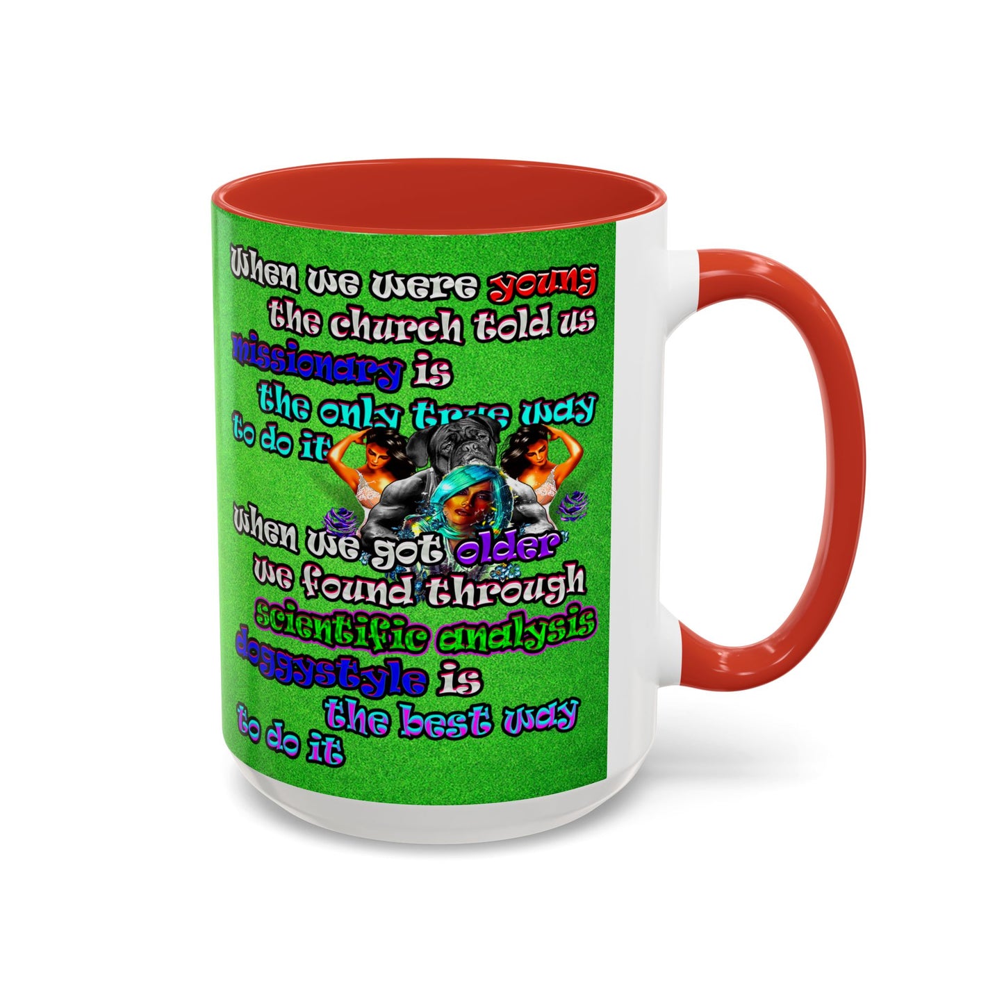 doggystyle - Accent Mug (green turf)