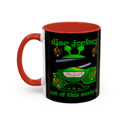 disc jockey - Accent Mug (black)