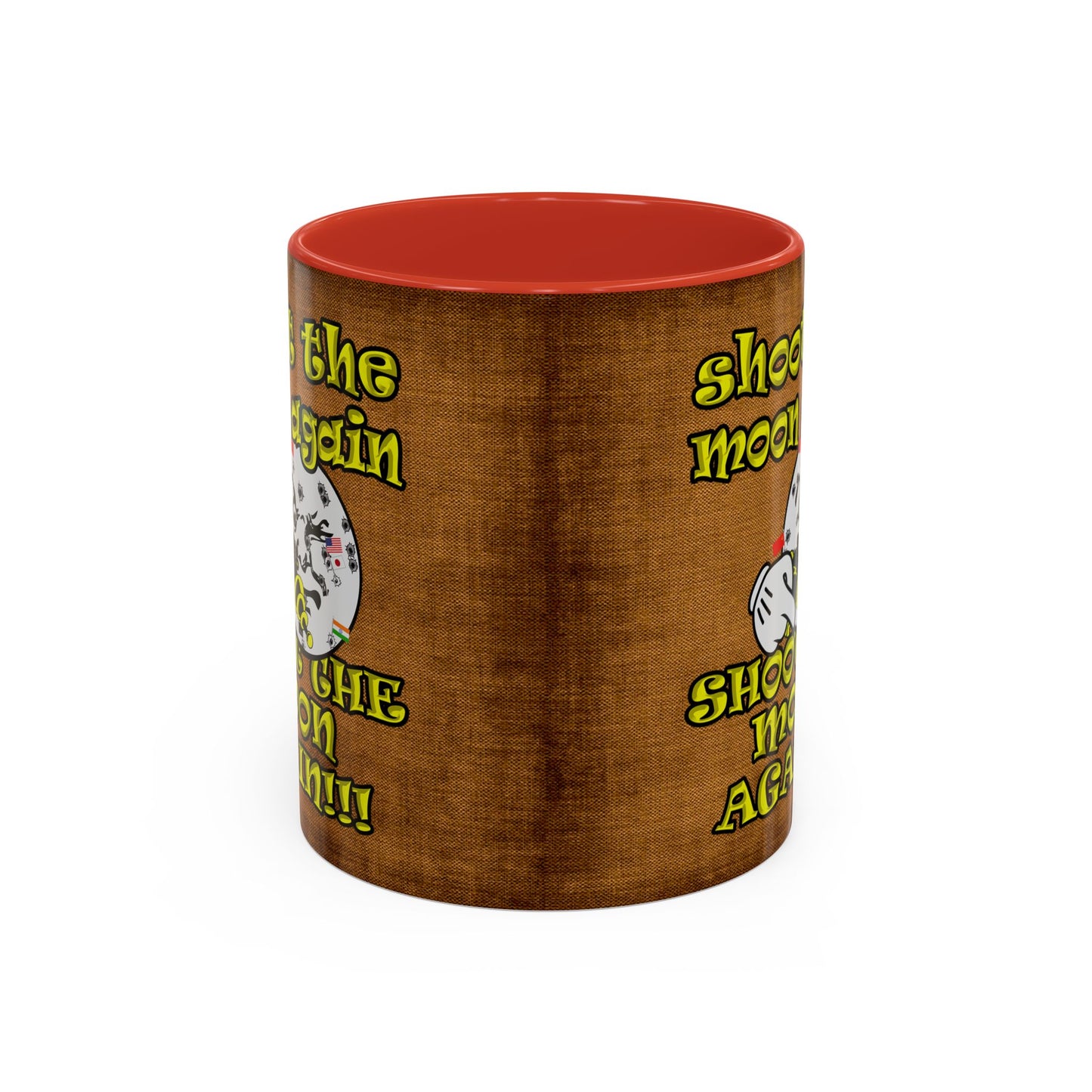 shoot the moon again - Accent Mug (brown papyrus)