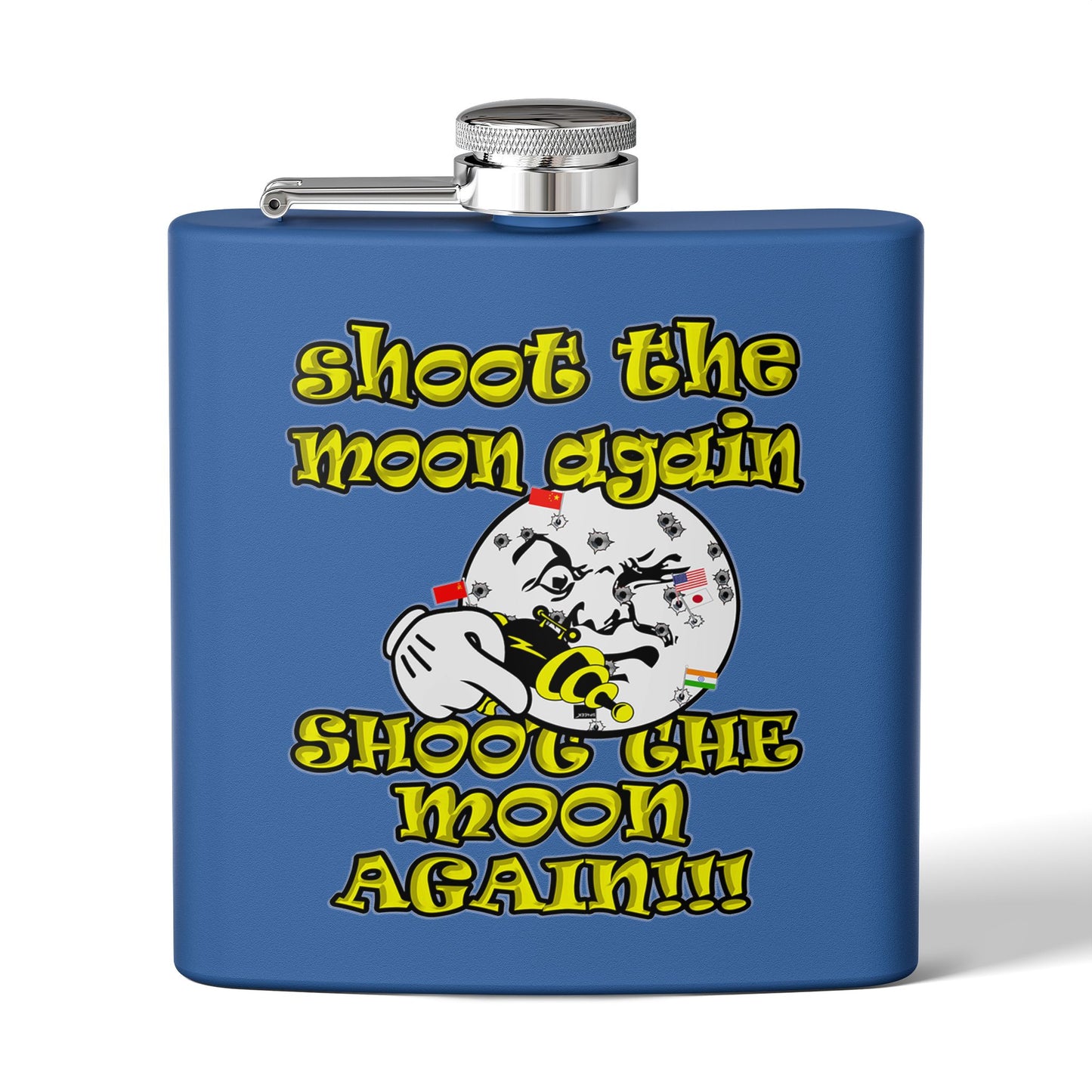 shoot the moon again - Stainless Steel Flask