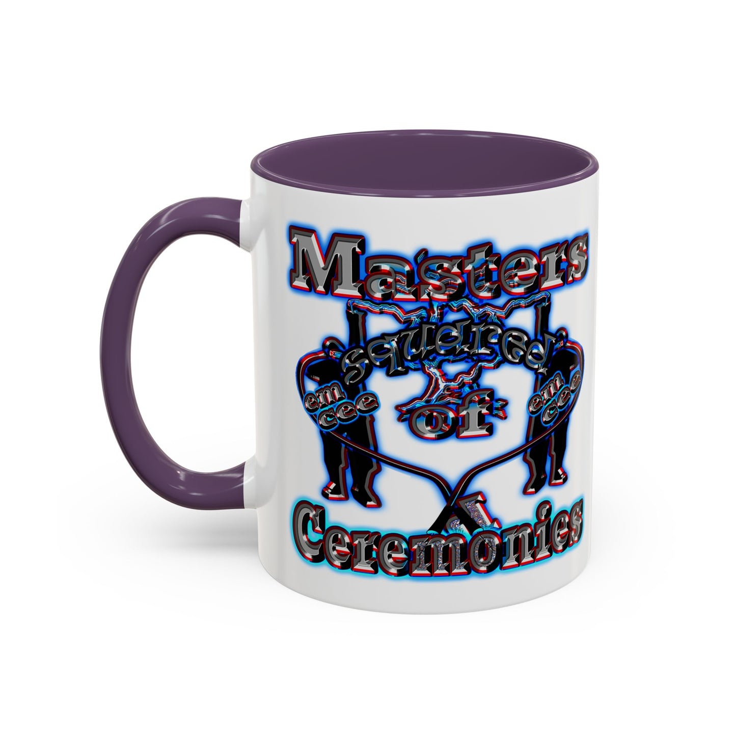 em cee squared - Accent Mug (white)