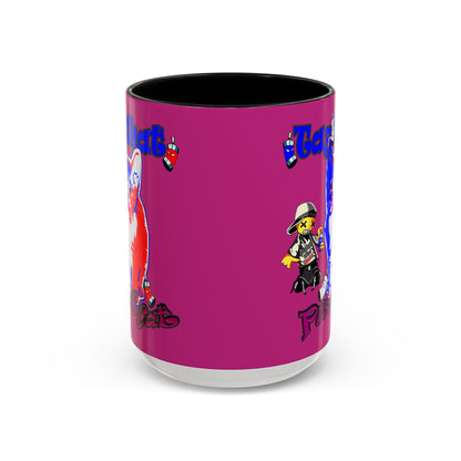 tag that - Accent Mug (pink)