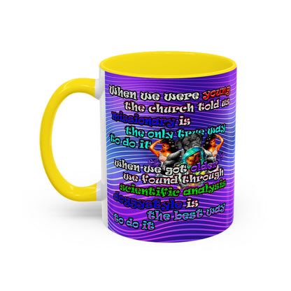 doggystyle - Accent Mug (purple wave)