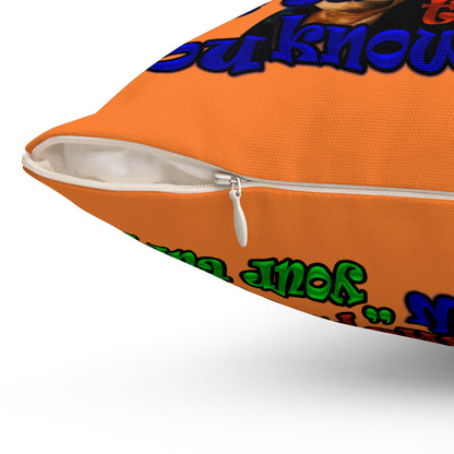 high noon - Spun Polyester Square Pillow - (crusta)