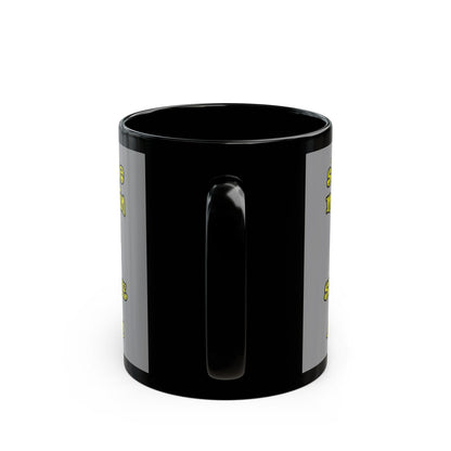 shoot the moon again - Black Mug (grey)