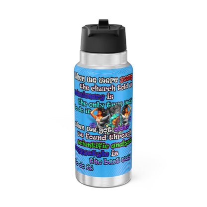 doggystyle - Gator Tumbler, 32oz  (light blue-purple wave)
