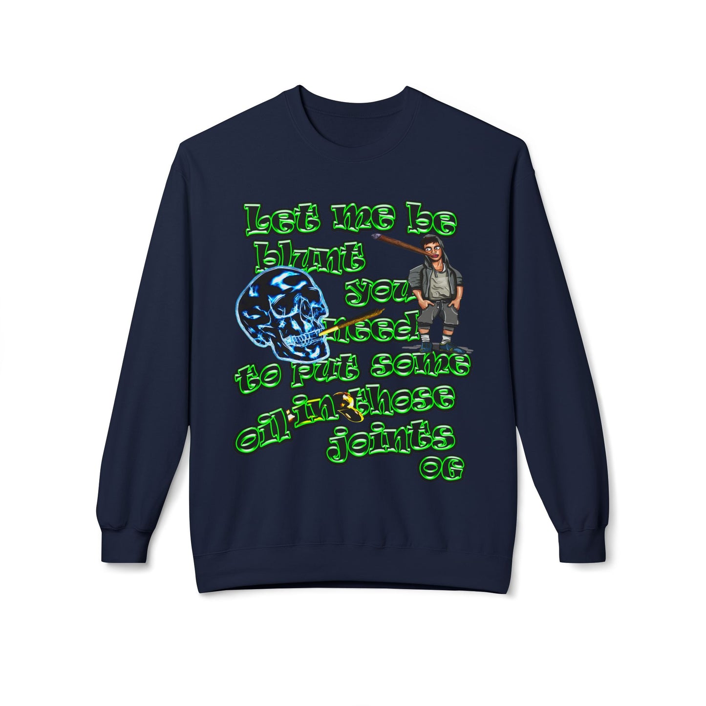 og - Unisex Midweight Softstyle Fleece Crewneck Sweatshirt