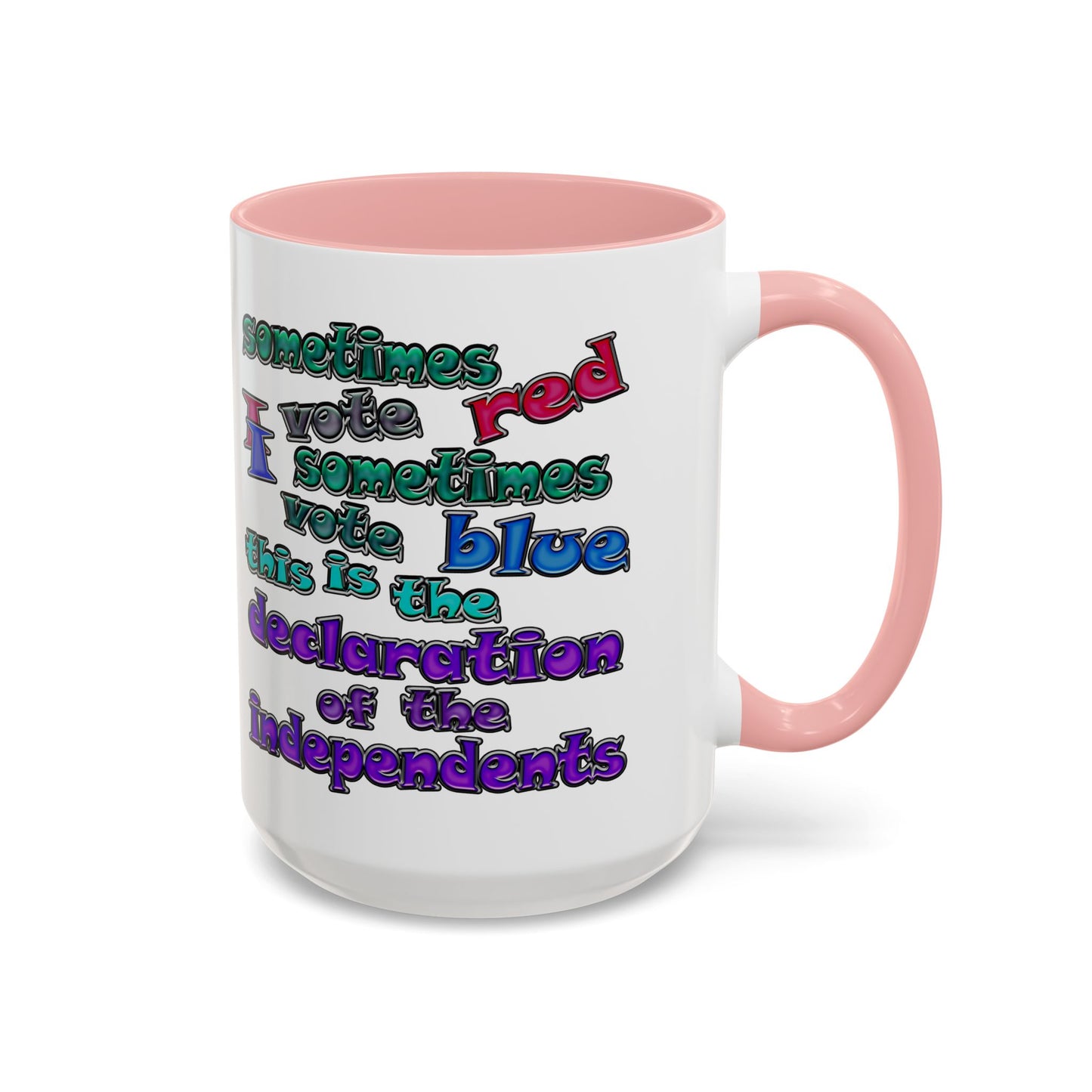 declaration of the independents - Accent Mug (white)