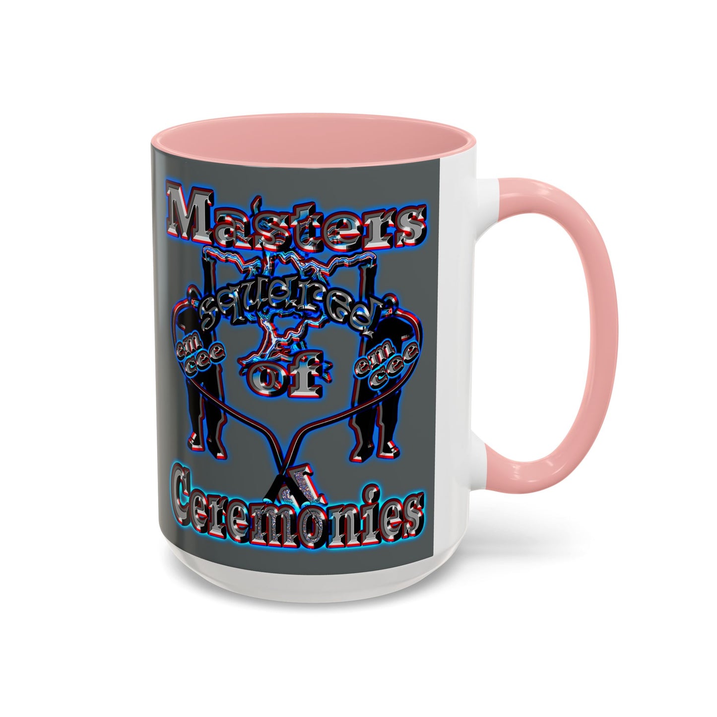 em cee squared - Accent Mug (dark grey)
