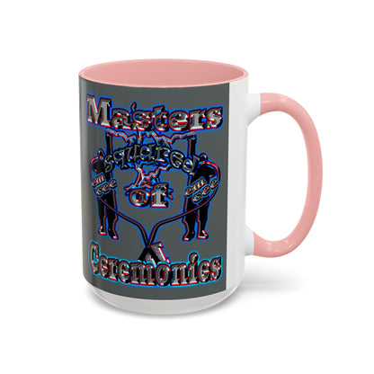 em cee squared - Accent Mug (dark grey)