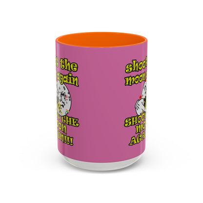 shoot the moon again - Accent Mug (light pink)