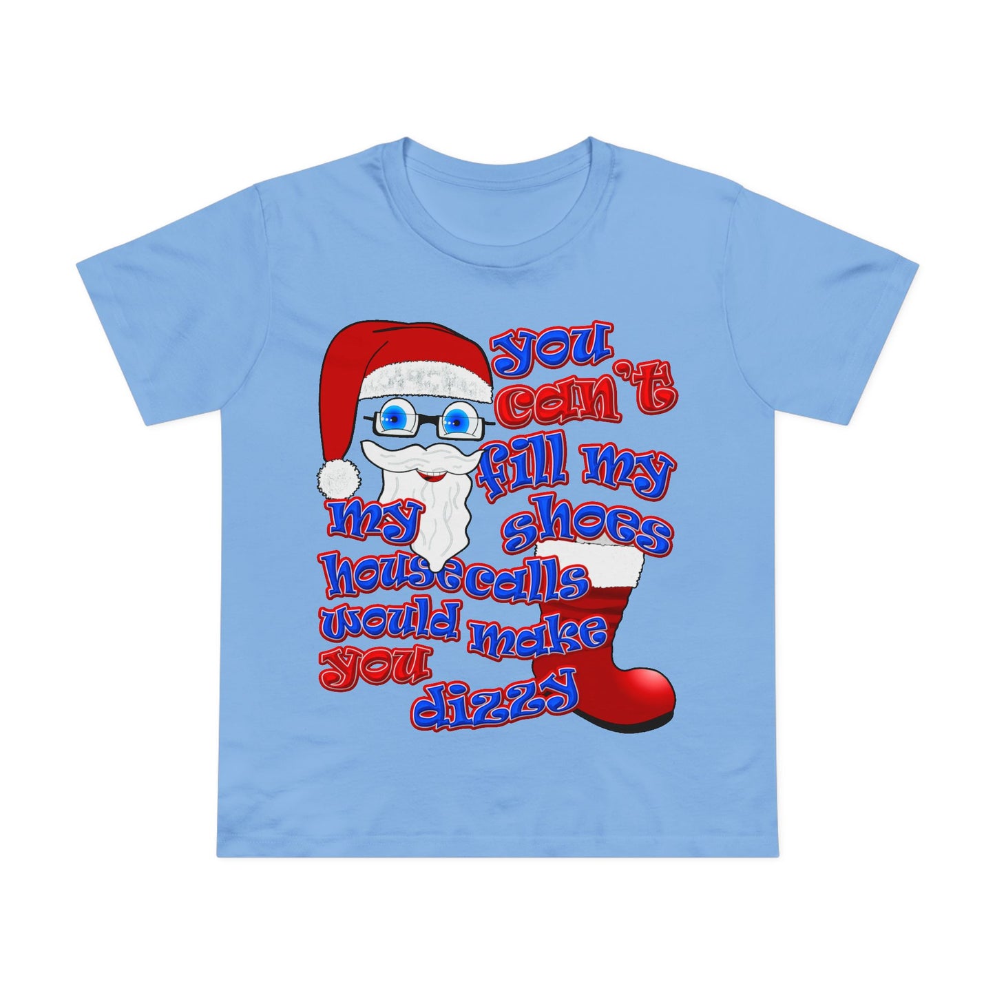 santa's shoes - Women’s Maple Tee