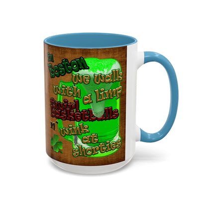 celtics logo - Accent Mug (brown papyrus)