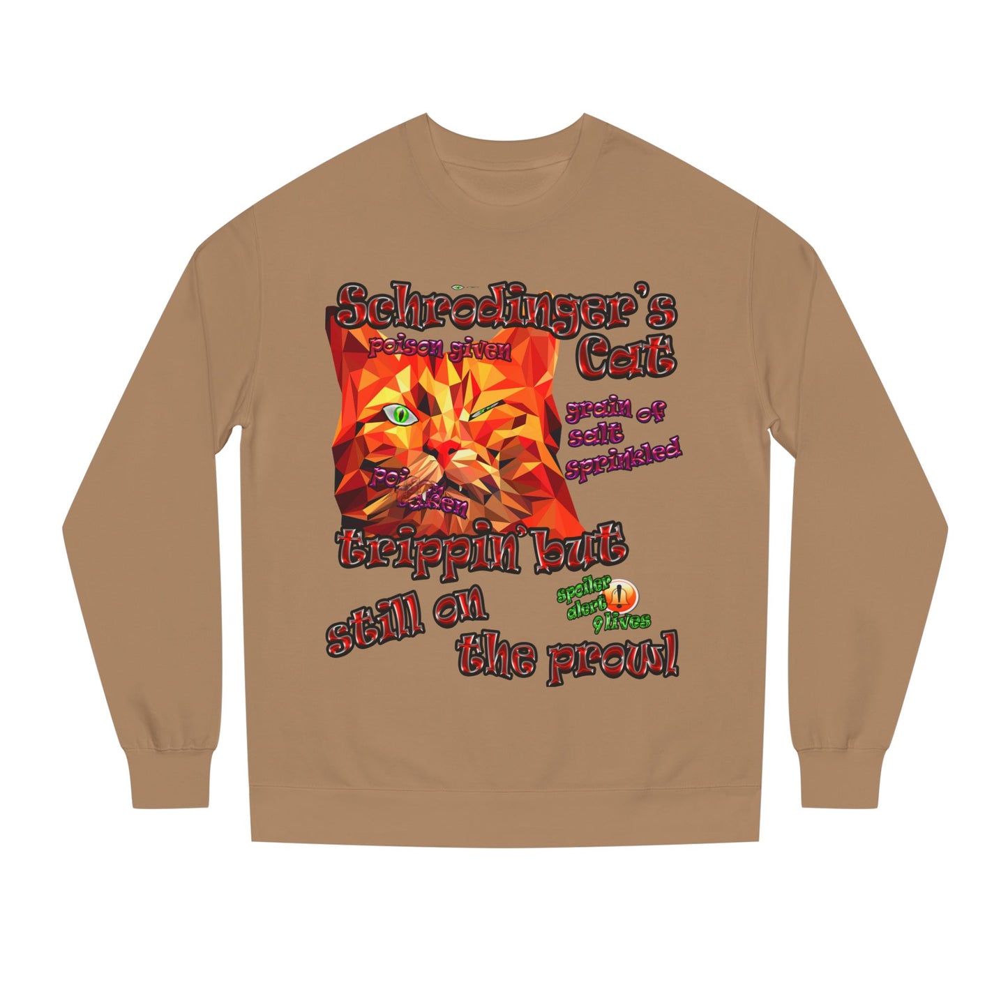 schrodinger's cat - Unisex Crew Neck Sweatshirt