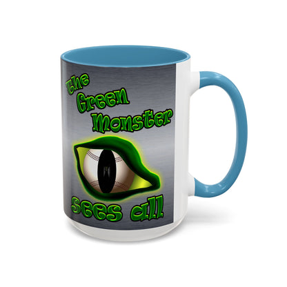 green monster - Accent Mug (brushed nickel)