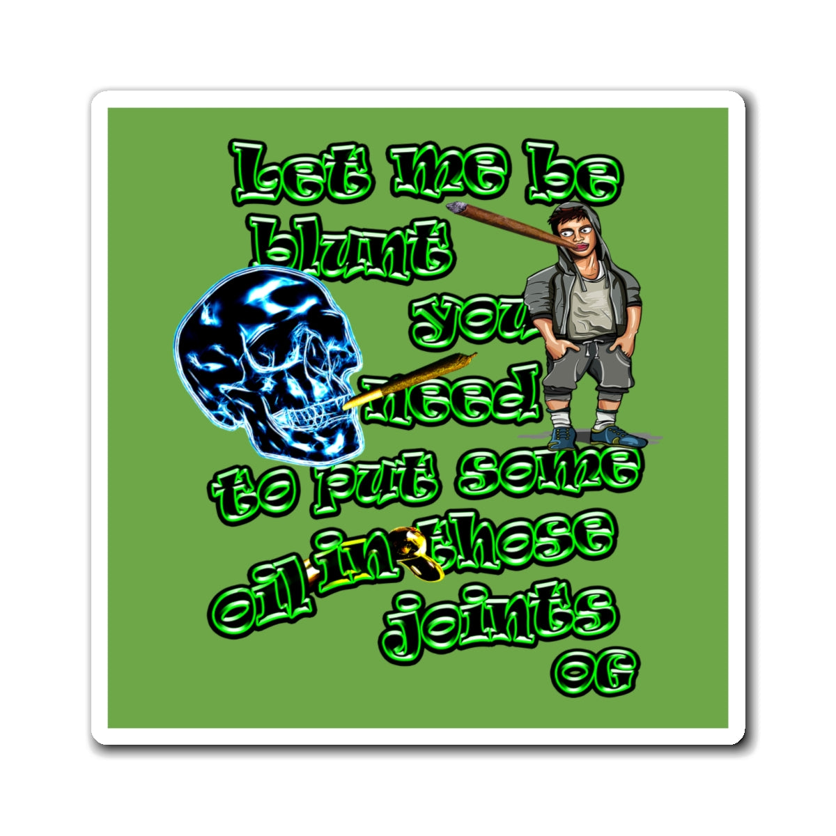 og - Magnets - (green)