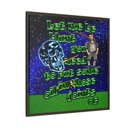 og - framed canvas art ('snoops' background)