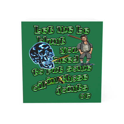 og - note cube (dark green)